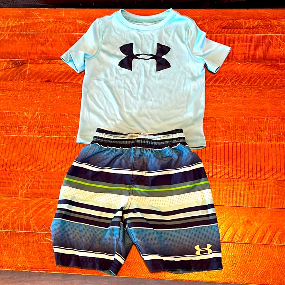 Under armour boy swim set